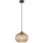 Italux Pansol PND-2940-1S-BRO-AMB Hanglamp 1x40W/E27 IP20