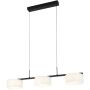 Italux Austis PND-02836-3-BK Hanglamp 1x24W/LED 3000K/4000K/6000K 3700lm IP20