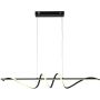 Italux Bastelo PND-24154-BK Hanglamp 1x40W/LED 3000K/4000K/6000K 3400lm IP20