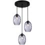 Italux Novala PND-3031-3A-BK-SG Hanglamp 3x40W/E27 IP20