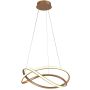Italux Rumio PND-23917-GD Hanglamp 1x40W/LED 3000K/4000K/6000K 3400lm IP20