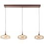 Italux Tenele PND-24028-3B-COPP Hanglamp 3x21W/LED 3000K 1300lm IP20