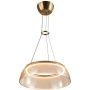 Italux Torpe PND-24030-1-GD Hanglamp 1x19W/LED 3000K 1097lm IP20