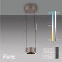 Paul Neuhaus PURE CLIPSE 2471-97 Hanglamp 2x5W/LED 2200-5000k 250lm ip20