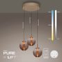 Paul Neuhaus PURE E-Infinity 2222-97 Hanglamp 3x7W/LED 2200-5000k 560lm ip20