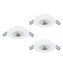Eglo GEDREZ 300184 Inbouwspot 3x4.9W/LED 2700K, 4000K, 6500K 1560lm ip20