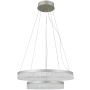 Italux Pantal PND-34533-2L-SILV Hanglamp 2x36W/LED 3000K/4000K/6000K IP20