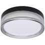 Italux Rilta PLF-73527-S-BK Plafondlamp 1x18W/LED IP65