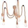 Polux ROPE 312921 Hanglamp 5x12W LED/E27 IP20