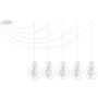 Sigma Lighting AURA 31097 Hanglamp 5x60W/E27