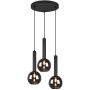 Trio CLAYTON 310390332 Hanglamp 3x28w/e27 ip20