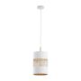 TK Lighting BOGART WHITE 3208 Hanglamp 1x15W/LED E27
