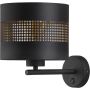 TK Lighting TAGO BLACK 3210 Wandlamp 1x15W/LED E27