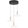 Trio CELESTE 354930365 Hanglamp 3x7w/led 3000k 750lm ip20