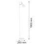Argon LUKKA 3891 Staande lamp 1x15W/E27 IP20