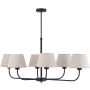 TK Lighting CHICAGO 3999 Kroonluchter 6x15W/E27