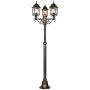 Trio VOLTURNO 405960328 Straatlantaarn 3x60w/e27 ip23