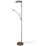 Trio BARRIE 424210304 Staande lamp 2x38w/led 2700+4000k 4000lm+600lm ip20