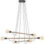 TK Lighting HELIX 4950 Hanglamp 6x15W/e27 IP20