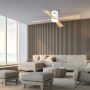 Zambelis CEILING FAN 19137 Ventilator 15W/led 3000K, 4000K, 6000K 1500lm IP20