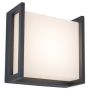 Lutec QUBO 5195401118 Wandlamp 1x9.5w/led 3000K 650lm ip54