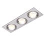 Endon TETRA 52405 Inbouwspot 3x50W/GU10 IP20