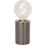 Lucide VIVO 52502/01/08 Tafellamp 1x1w/e27 2700k 39lm ip20