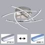 Fischer&Honsel Cross TW 20108 Plafondlamp 5x4.5W/LED 2700K 2700 lm IP20