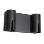 Italux ROVIGO 603-2/BK-9 Wandlamp 2x16W/LED 520LM IP54