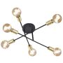 Trio CROSS 606700632 Plafondlamp 6x40w/e27 ip20