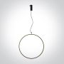 One Light Decorative 63152B/B/W Hanglamp 1x30W/LED 3000K 2100lm IP20