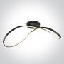 One Light Decorative 63154A/B/W Plafondlamp 1x40W/LED 3000K 2800lm IP20