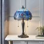 Endon DRAGONFLY BLUE 64090 Tafellamp 2x60W/E27 IP20