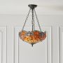Endon DRAGONFLY FLAME 64076 Hanglamp 3x60W/E27 IP20