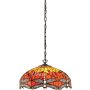 Endon DRAGONFLY FLAME 64081 Hanglamp 3x60W/E27 IP20