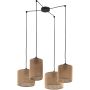 TK Lighting JUTA 6585 Plafondlamp 4x15W/E27