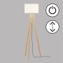 Fischer&Honsel SHINE-WOOD 40478 Staande lamp 3x40W/E27 IP20