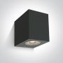One Light Outdoor Cube 67142H/AN Wandlamp 1x6W/GU10 IP65