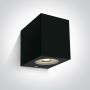 One Light Outdoor Cube 67142H/B Wandlamp 1x6W/GU10 IP65