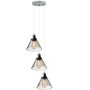 Altavola Design NEW YORK LOFT LA034/CO3_smoky_chrom Hanglamp 3x40W/E27 IP20
