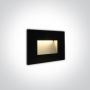 One Light The Glass Face 68076/B/W Inbouwtraplamp 1x3W/LED 3000K 200lm IP65