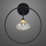 Altavola Design Tiffany LA059/W_black Wandlamp 1x1x3W/LED 3000K 180lm IP20