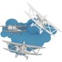 Nowodvorski PLANE III 6904 Plafondlamp 3x35W/GU10 IP20