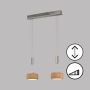 Fischer&Honsel SHINE-WOOD 61074 Hanglamp 2x9W/LED 2700K 1900 lm IP20