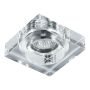 Prezent ELEGANT GLASS FIX 71011 Decoratieve inbouwspot 1x50W/GU10 IP20