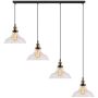 Altavola Design NEW YORK LOFT LA040/CL4_clear Hanglamp 4x40W/E27 IP20