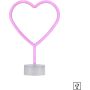 Paul Neuhaus NEON-HERZ 85028-87 Wandlamp 1x1W/LED multikolor 1lm ip20