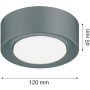 Argon ELORA 8917 Plafondlamp 1x12W/GX53 ip20