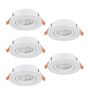 Eglo BARRANCO 902263 Inbouwspot 5x4.5W/LED 2700K, 4000K, 6500K 5X450lm ip20