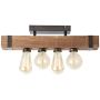 Brilliant WOODHILL 93721/76 Plafondlamp 4x30W/E27 IP20